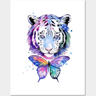 Pretty Tiger Posters and Art